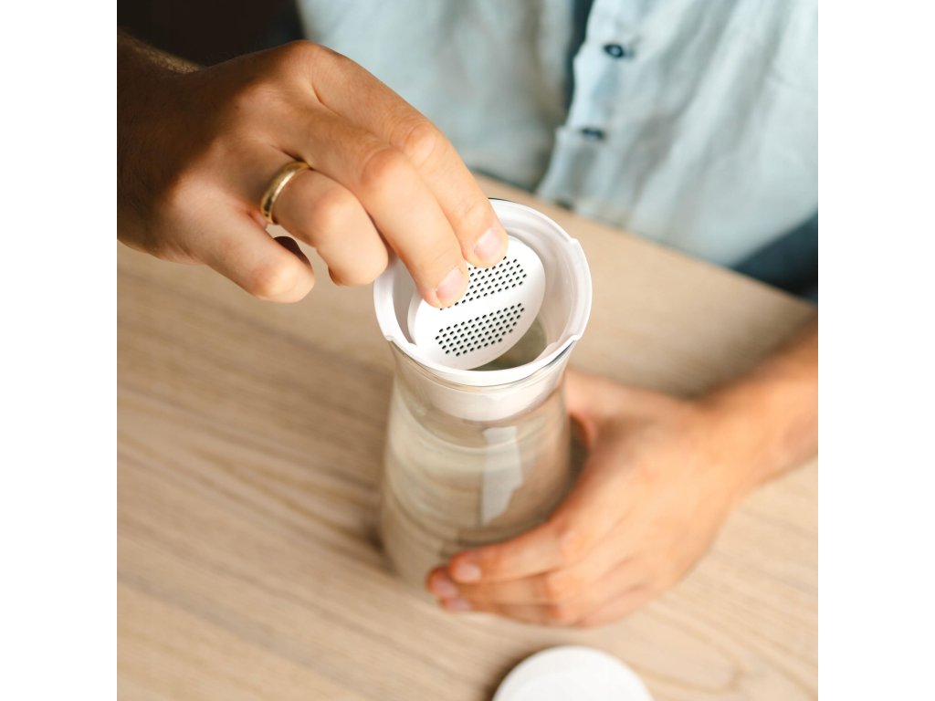 Detail filtrační karafy Wessper K1 Borosilicate Actitex