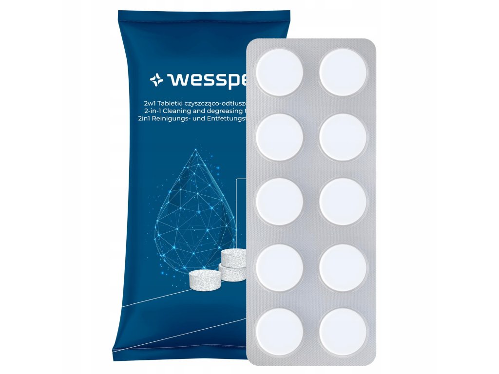 Čisticí a odmašťovací tablety Wessper